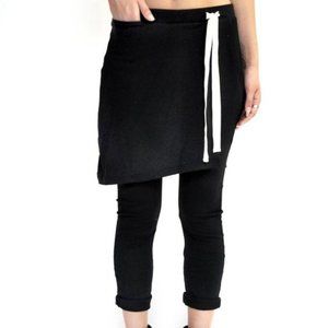 Noctex Terra Joggers Leggings and Skirt Combo, Black, Size Medium